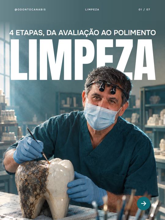 Limpeza em 4 etapas